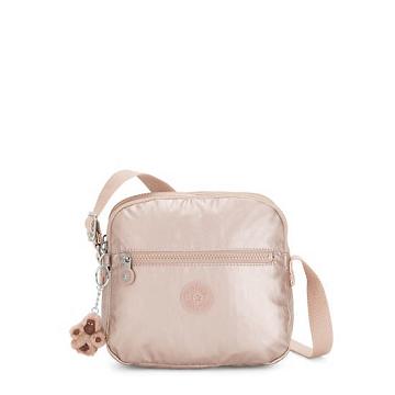 Kipling Keefe Metallic Çapraz Askılı Çanta Altın | TR 2031XY